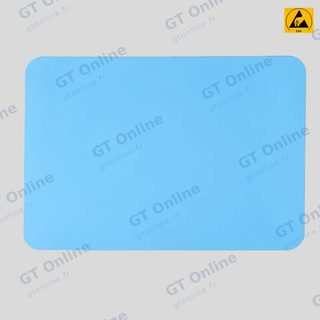 Tapis de travail ESD en caoutchouc Wrepair 400 × 300 mm (bleu roi)