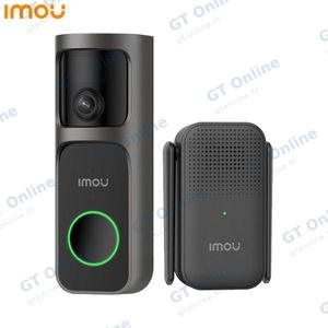 Sonnette Vidéo sans Fil IA Imou Doorbell 3 Kit avec Batterie 5000mAh et Répéteur Wi-Fi