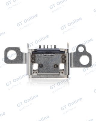 Connecteur de charge à souder — format Micro B, 5 broches, 4 points de fixation (C263)