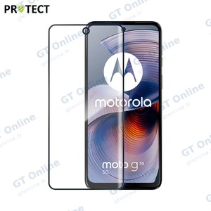 Verre Trempé Intégral PROTECT pour Motorola Moto G55 5G Noir