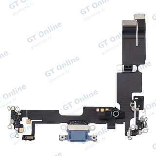 Dock de charge pour Apple iPhone 14 Plus (origine d'occasion, bleu)