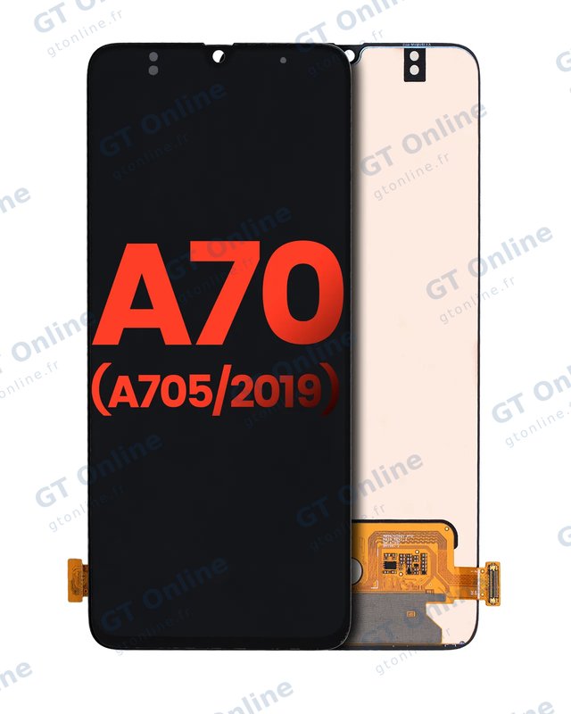 Écran OLED sans châssis pour Samsung Galaxy A70 (A705 / 2019) (6.67") (compatible premium, toutes couleurs)
