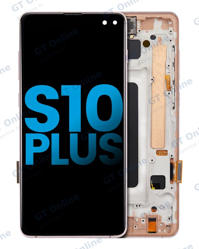 Écran pour Samsung Galaxy S10 Plus (Aftermarket Plus: TFT, Flamingo Pink)