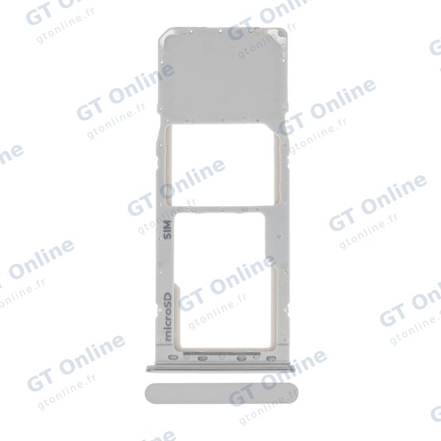 Tiroir SIM pour Samsung Galaxy A20 (A205 / 2019) / A30 (A305 / 2019) / A50 (A505 / 2019) (argent)
