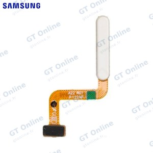 Lecteur Empreinte Original Samsung Galaxy A22 4G A225 GH96-14401B Blanc