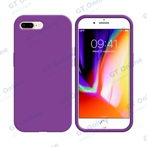 Coque Silicone Compatible pour Apple iPhone 7 Plus/iPhone 8 Plus (#39) Mauve