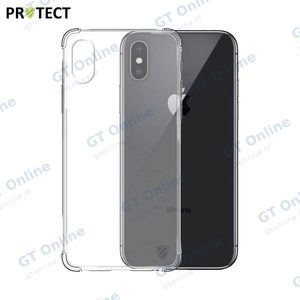 Coque Silicone Renforcée PROTECT pour Apple iPhone X/iPhone XS Transparent