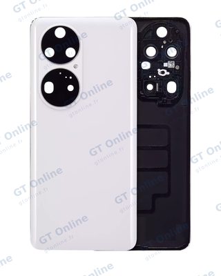 Vitre arrière pour Huawei P50 Pro (blanc nacré)