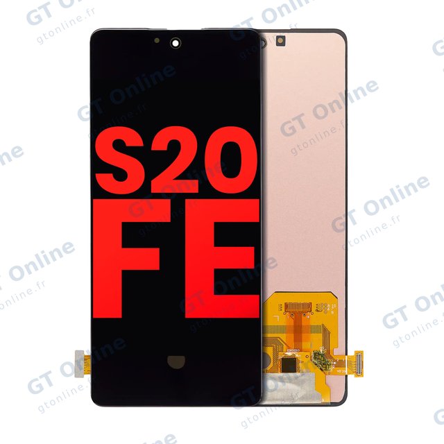 Écran OLED sans châssis pour Samsung Galaxy S20 FE 4G / 5G (compatible premium, toutes couleurs)