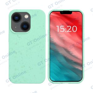 Coque Bambou Biodégradable PROTECT pour Apple iPhone 14 Plus (#4) Vert Menthe