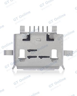 Connecteur de charge à souder — format Micro A, 5 broches, 4 points de fixation (C173)