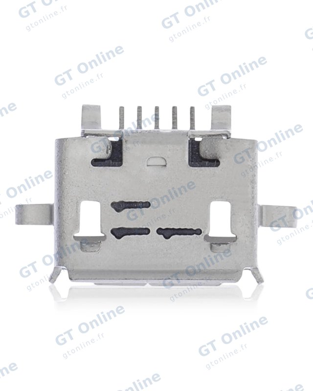 Connecteur de charge à souder — format Micro A, 5 broches, 4 points de fixation (C173)
