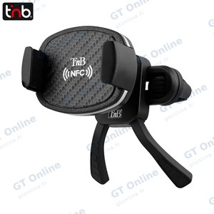 Support Smartphone pour Voiture T'nb avec NFC (Grille d'Aération) UHOLDAIRPRO Noir