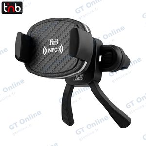 Support Smartphone pour Voiture T'nb avec NFC (Grille d'Aération) UHOLDAIRPRO Noir