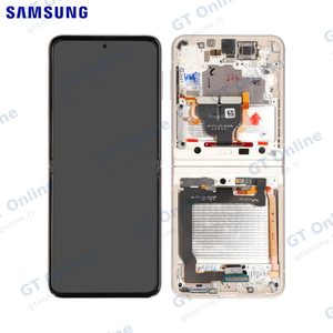 Écran Tactile Original Samsung Galaxy Z Flip 3 5G F711 GH82-26273B GH82-27244B Crème