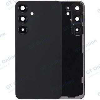 Vitre arrière pour Samsung Galaxy S25 Plus 5G (sans logo, compatible premium, Blue Black)