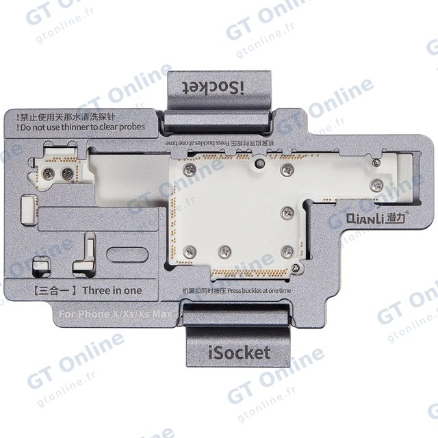 Support de test de carte mère Qianli iSocket 3-en-1 pour iPhone X / XS / XS Max