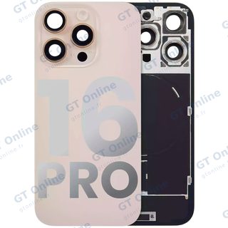 Vitre arrière pour Apple iPhone 16 Pro (origine d'occasion — grade A, titane sable)
