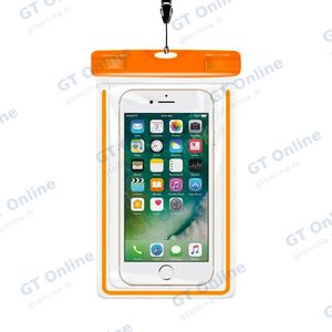 Pochette de Protection Étanche pour Smartphone Orange