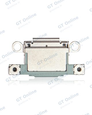 Connecteur de charge nu à souder pour Apple iPhone 15 / 15 Plus (vert, lot de 10) — réf. 107082130675