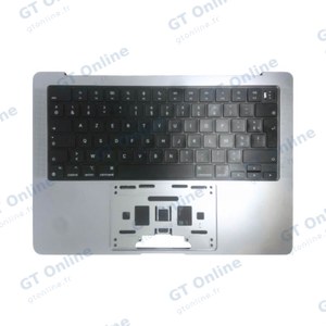 Top Case Apple MacBook Pro Retina 14" M1 Pro/M1 Max (2021) A2442/MacBook Pro 14" M2 Pro — AZERTY Argent
