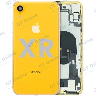 Châssis pour Apple iPhone XR (origine d'occasion — grade A, jaune)