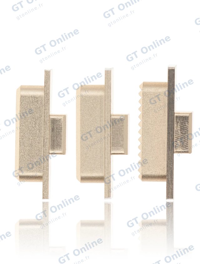 Jeu de boutons latéraux pour Motorola Moto Z Play Droid (XT1635 / 2016) (or)