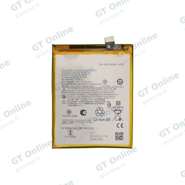Batterie pour Motorola Moto G71 5G (XT2169 / 2022) (NG50) (origine)