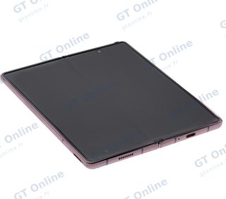 Écran OLED intérieur avec châssis pour Galaxy Z Fold2 5G (bronze, charnière dorée, Service Pack) — vue 1