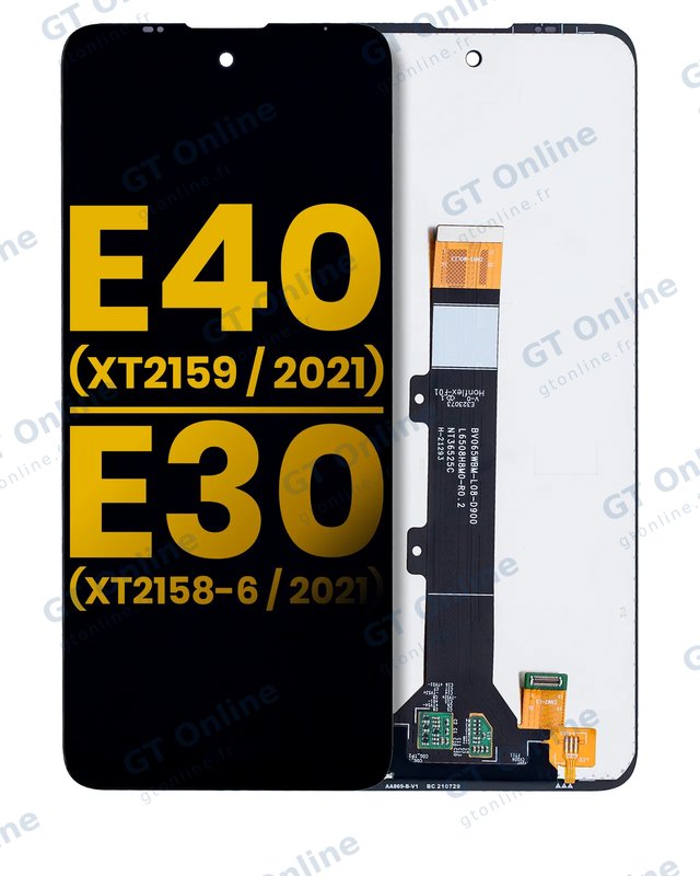 Écran LCD sans châssis pour Motorola Moto E40 (XT2159 / 2021) / E30 (XT2158-6 / 2021) (reconditionné, toutes couleurs)