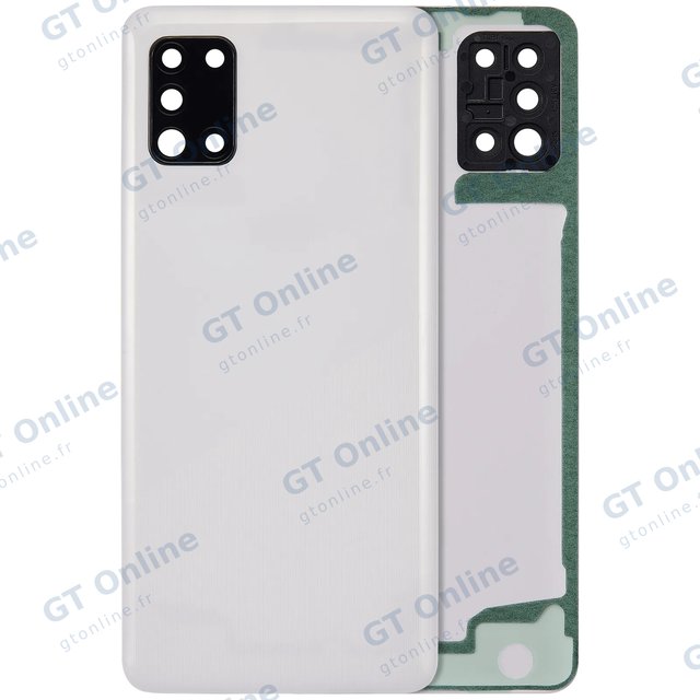 Vitre arrière pour Samsung Galaxy A31 (A315 / 2020) (compatible premium, Prism Crush White)