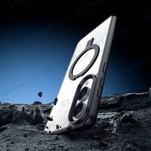 Coque de Protection Aimo Dux Ducis pour Samsung Galaxy S25 Edge S937 (with Magnetic Stand) MagSafe Noir — vue 3