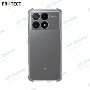 Coque Silicone Renforcée PROTECT pour Xiaomi Poco X6 Pro 5G Transparent — vue 2