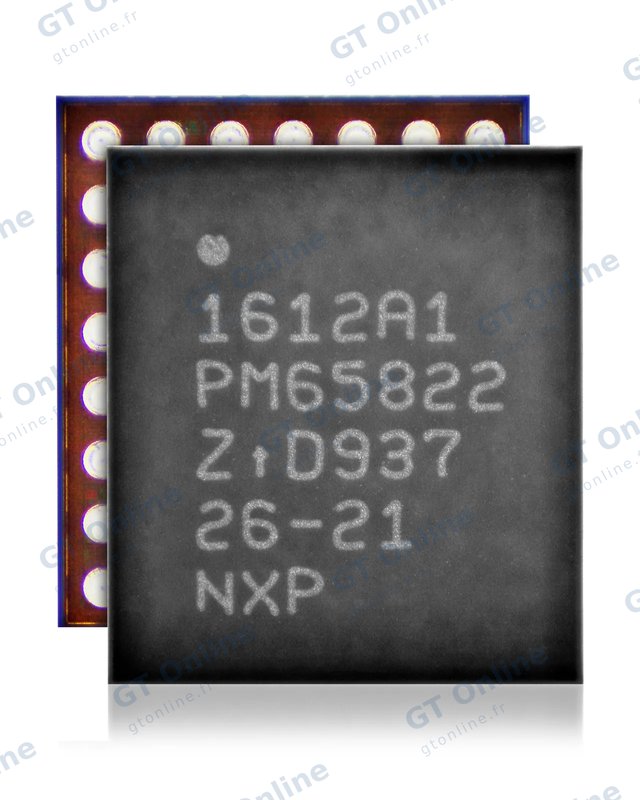 Pièce à microsouder pour Apple iPhone 8 / 8 Plus / X / XS / XR / XS Max / 11 / 11 Pro / 11 Pro Max / iPad Air 3 / iPad Mini 5 (U6300: NXP 1612A1)