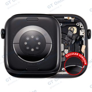 Châssis pour Apple Watch Series 11 (46MM) (origine d'occasion — grade A, Cellular Version, Aluminum / Jet Black)