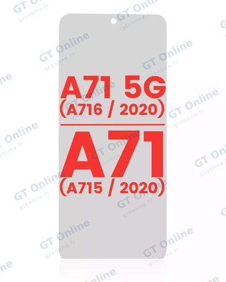Film polariseur pour Samsung Galaxy A71 5G (A716 / 2020) / A71 (A715 / 2020) (lot de 10)