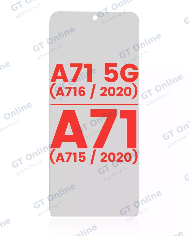Film polariseur pour Samsung Galaxy A71 5G (A716 / 2020) / A71 (A715 / 2020) (lot de 10)