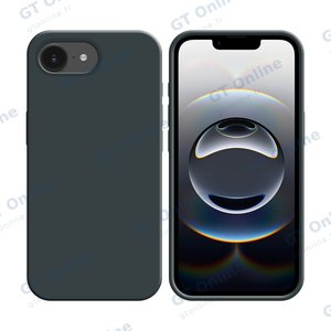 Coque Silicone Compatible pour Apple iPhone 16e (#18) Noir