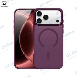 Coque de Protection Yind Dux Ducis pour Apple iPhone 17 Pro Max/iPhone 18 Pro Max MagSafe Noir Cerise