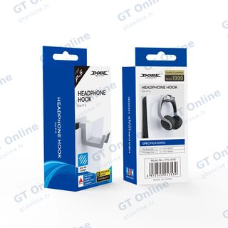 Support pour casque sur PlayStation 5 DOBE TP5-0595 — blanc