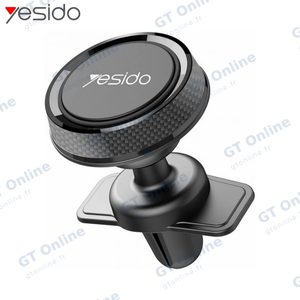 Support Smartphone Magnétique pour Voiture Yesido C61 (Grille d'Aération) Noir