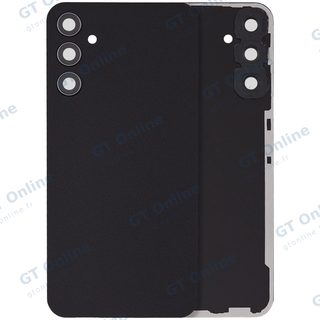 Capot arrière avec lentilles pour Samsung Galaxy A34 5G (A346 / 2023) (sans logo, compatible, graphite) — vue 1