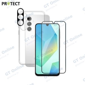 Pack de Protection Coque + Protection Lentille + Verre Trempé PROTECT pour Samsung Galaxy A16 5G A166/Galaxy