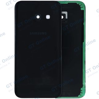 Vitre arrière pour Samsung Galaxy A3 (A320 / 2017) (pack service origine, noir)