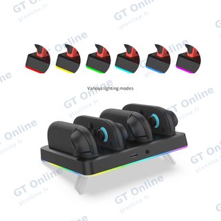 Station de charge pour 4 manettes Joy-Con Nintendo Switch 2 DOBE TNS-3160 — noir