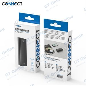 Batterie Externe Power Bank CONNECT MC-BE20N01 20000mAh Noir — vue 2