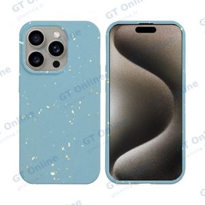 Coque Bambou Biodégradable PROTECT pour Apple iPhone 15 Pro Max (#6) Bleu