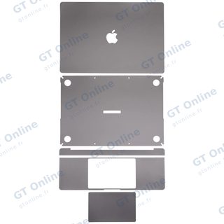 Kit de films de protection 4 en 1 pour MacBook Pro 16" A2485 (2021) / A2780 (2023) (gris sidéral)