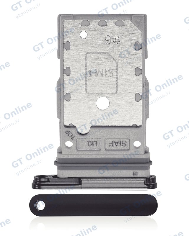 Tiroir SIM pour Samsung Galaxy S23 5G / S23 Plus 5G (noir fantôme)