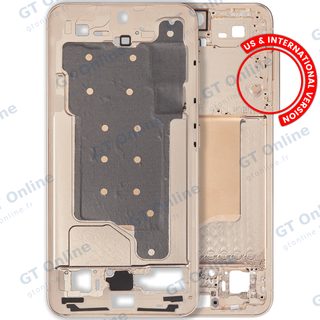 Châssis pour Samsung Galaxy S25 5G (version US & internationale, or rose)